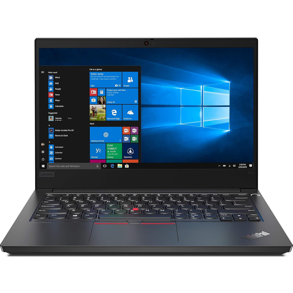 Lenovo ThinkPad E14 - Intel Core i5 10th Gen | 8GB RAM | 512GB SSD | 14” Full HD | Slim & Lightweight Refurbished Business Laptop