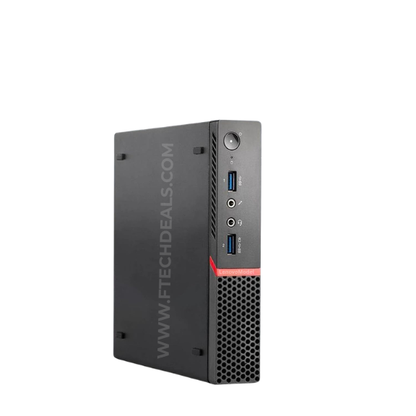 Lenovo ThinkCentre M700 Tiny Mini PC | Intel Core i5 6th Gen | 8GB RAM | 256GB SSD | Windows 10 Pro | WiFi | MS Office | VGA, DVI, HDMI & USB Ports | A+ Refurbished | 1 Year Warranty
