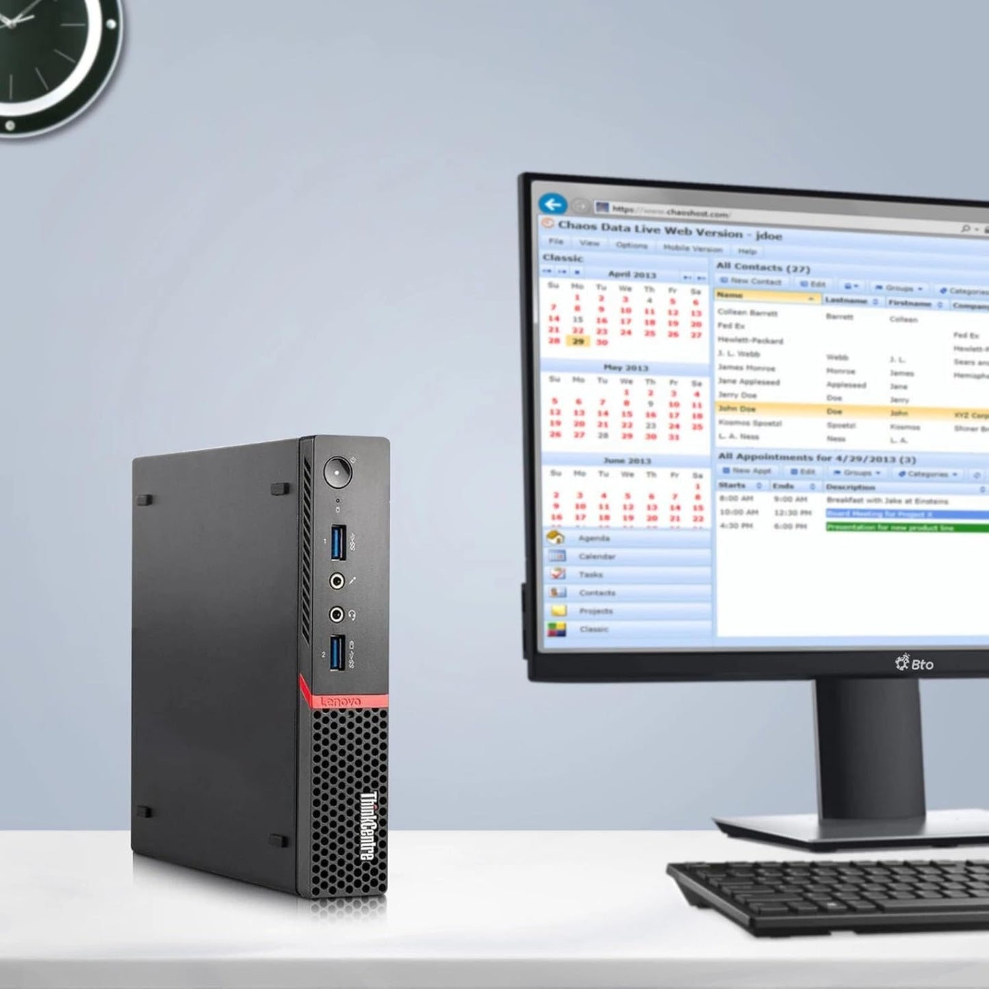 Lenovo ThinkCentre M700 Tiny Mini PC | Intel Core i5 6th Gen | 8GB RAM | 256GB SSD | Windows 10 Pro | WiFi | MS Office | VGA, DVI, HDMI & USB Ports | A+ Refurbished | 1 Year Warranty
