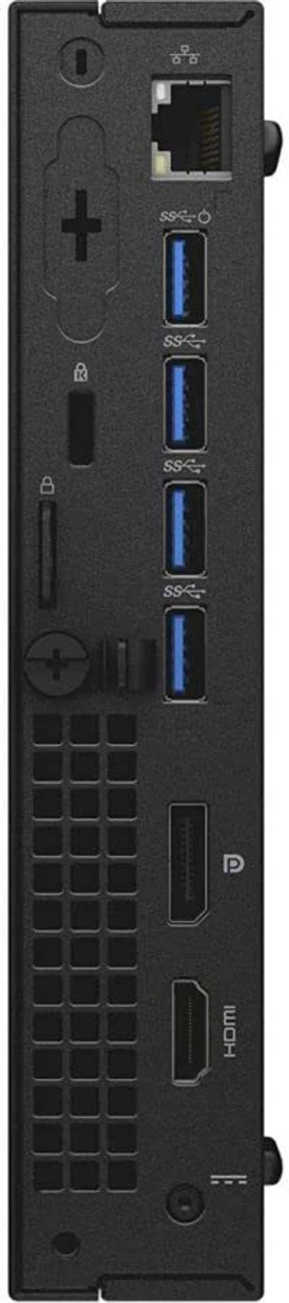 Dell OptiPlex Tiny Mini PC | Intel Core i5 6th Gen | 4GB DDR4 RAM | 128GB SSD | Windows 10 Pro | WiFi | MS Office | VGA/DVI/HDMI/USB Connectivity | Ultra Compact Business Desktop | A+ Refurbished | 1 Year Seller Warranty