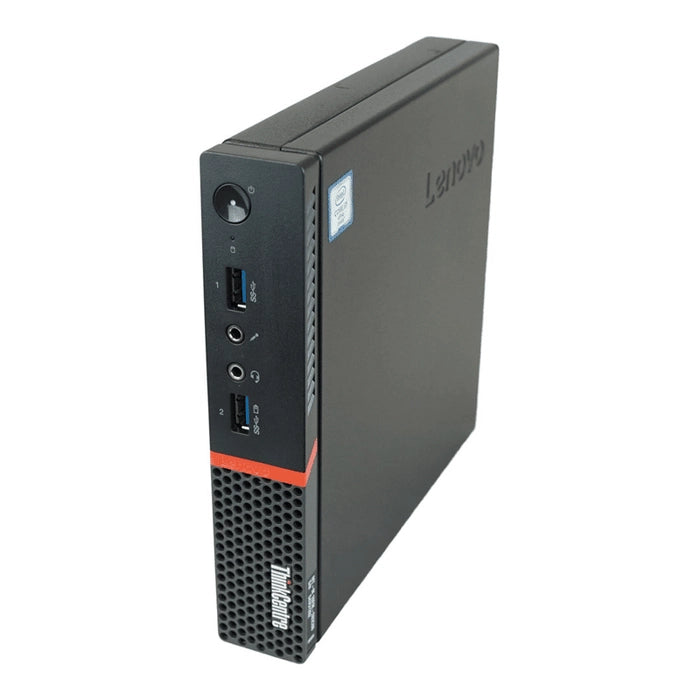 Lenovo ThinkCentre M700 Tiny Mini PC | Intel Core i5 6th Gen | 8GB RAM | 256GB SSD | Windows 10 Pro | WiFi | MS Office | VGA, DVI, HDMI & USB Ports | A+ Refurbished | 1 Year Warranty