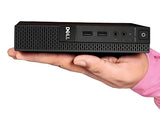 Dell Tiny Desktop PC | InteI Core i5 4th Gen | 8 GB RAM, 256 GB SSD | Window 10 | InteI HD Graphics | USB, Ethernet, Black |