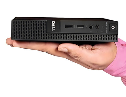Dell Tiny Desktop PC | InteI Core i5 4th Gen | 8 GB RAM, 128 GB SSD | Window 10 | InteI HD Graphics | USB, Ethernet, Black |